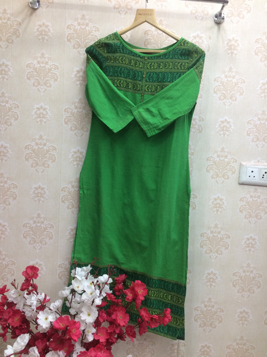 Aurelia forest green kurti