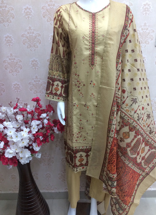 paki readymade beige and brown riwayat