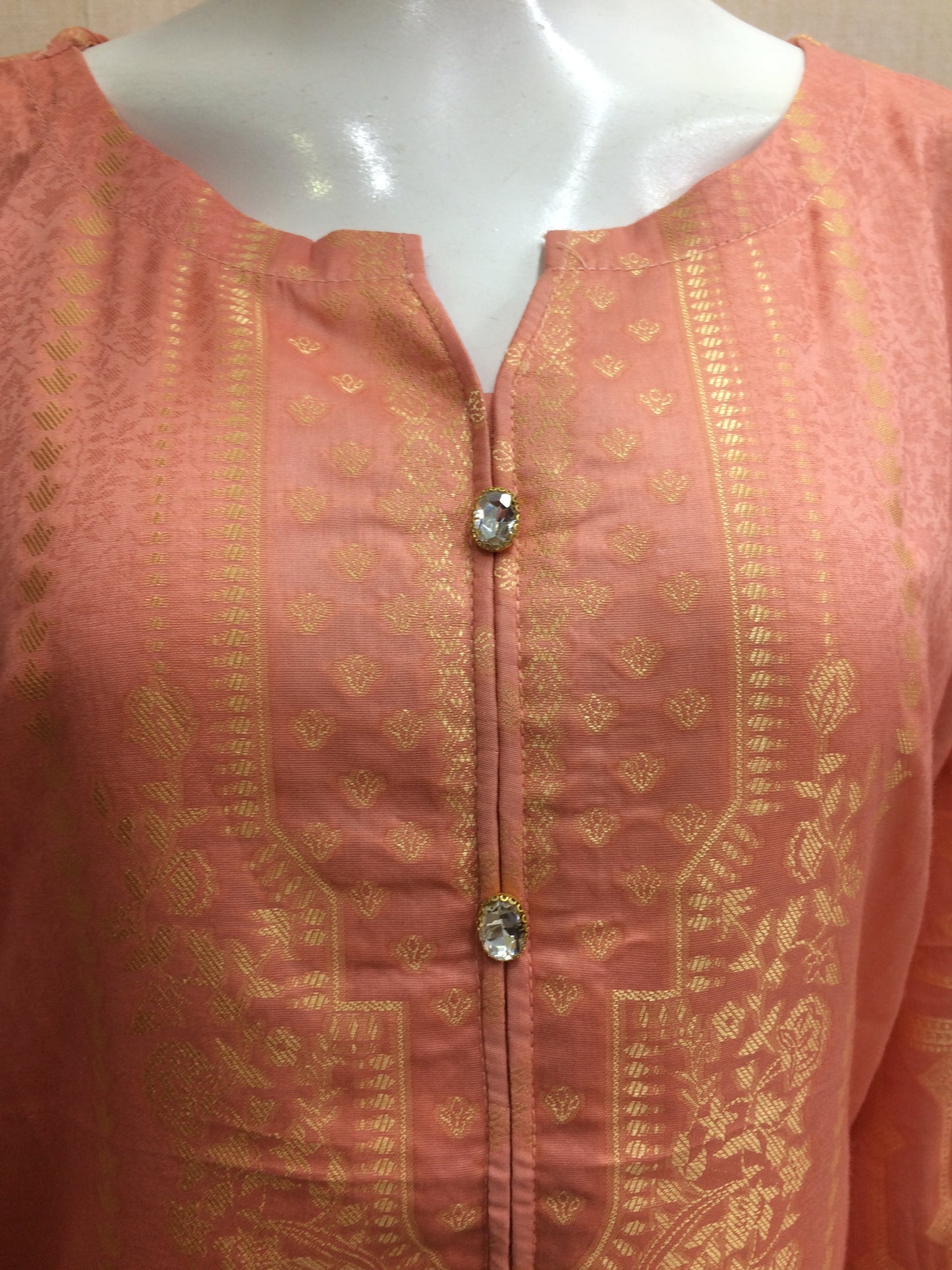 Saphron 2 pcs set dark peach