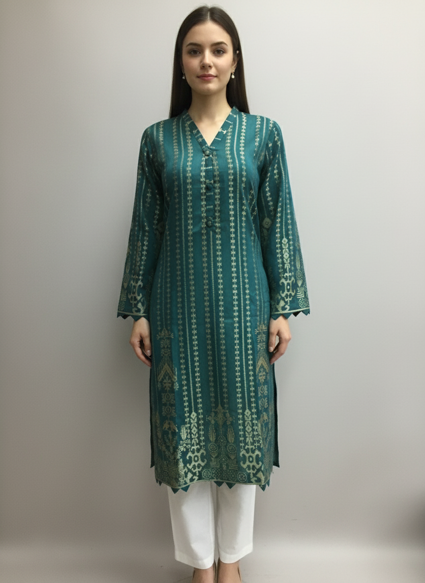 Saphron 2 pcs set green white