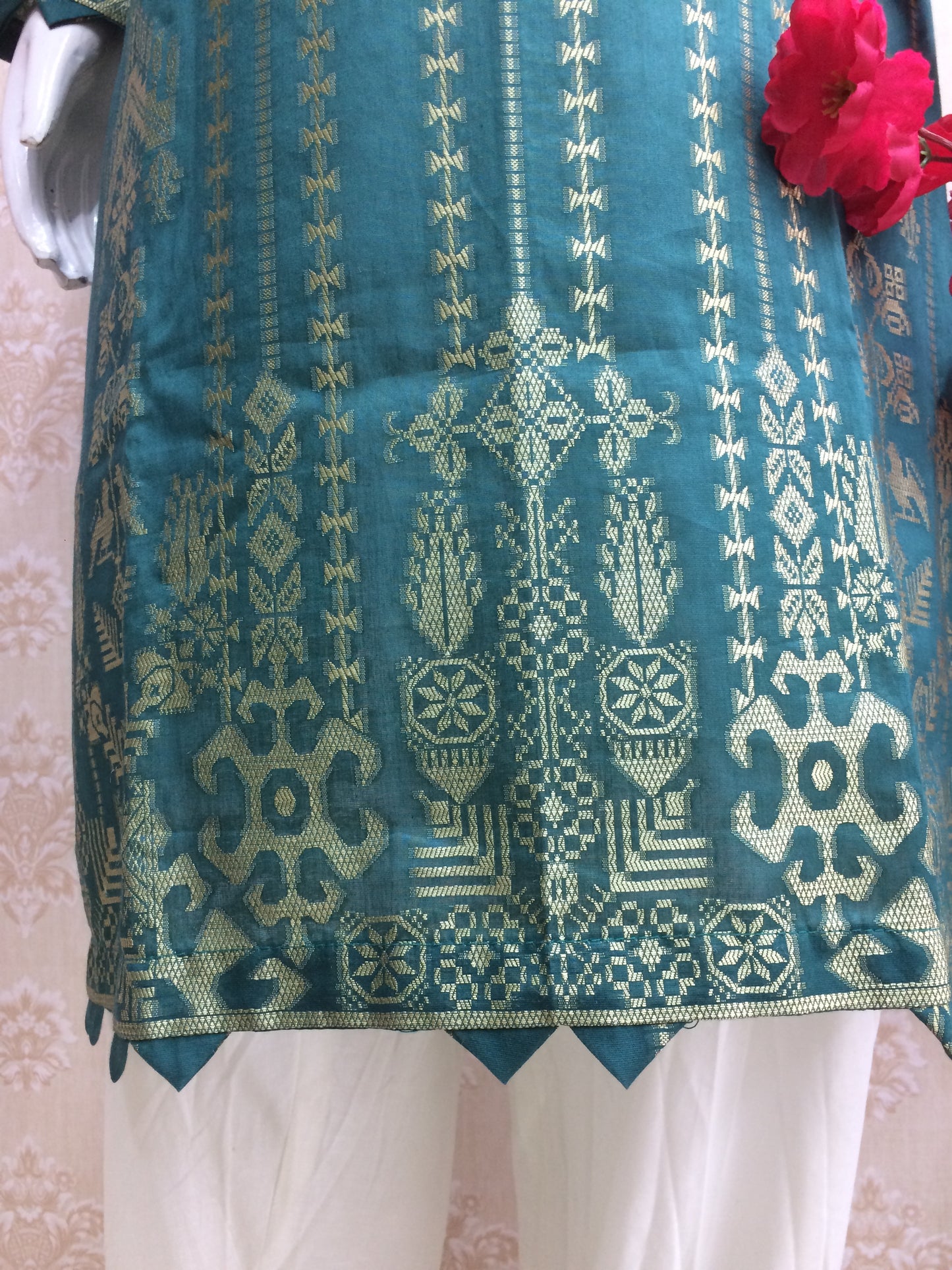 Saphron 2 pcs set green white