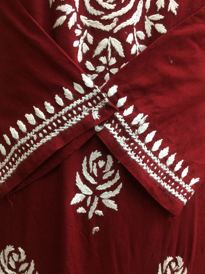 Lucknawi rayon red