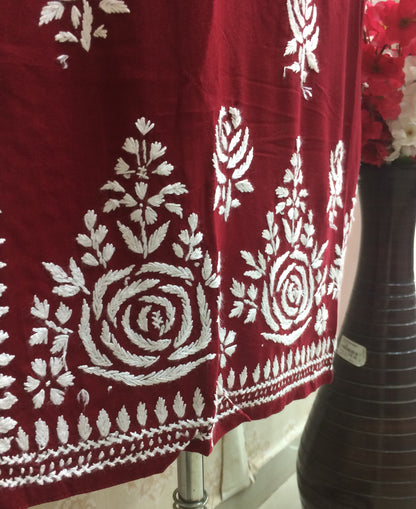 Lucknawi rayon red