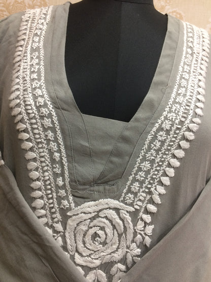 Lucknawi rayon gray
