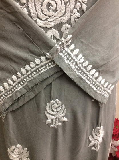 Lucknawi rayon gray