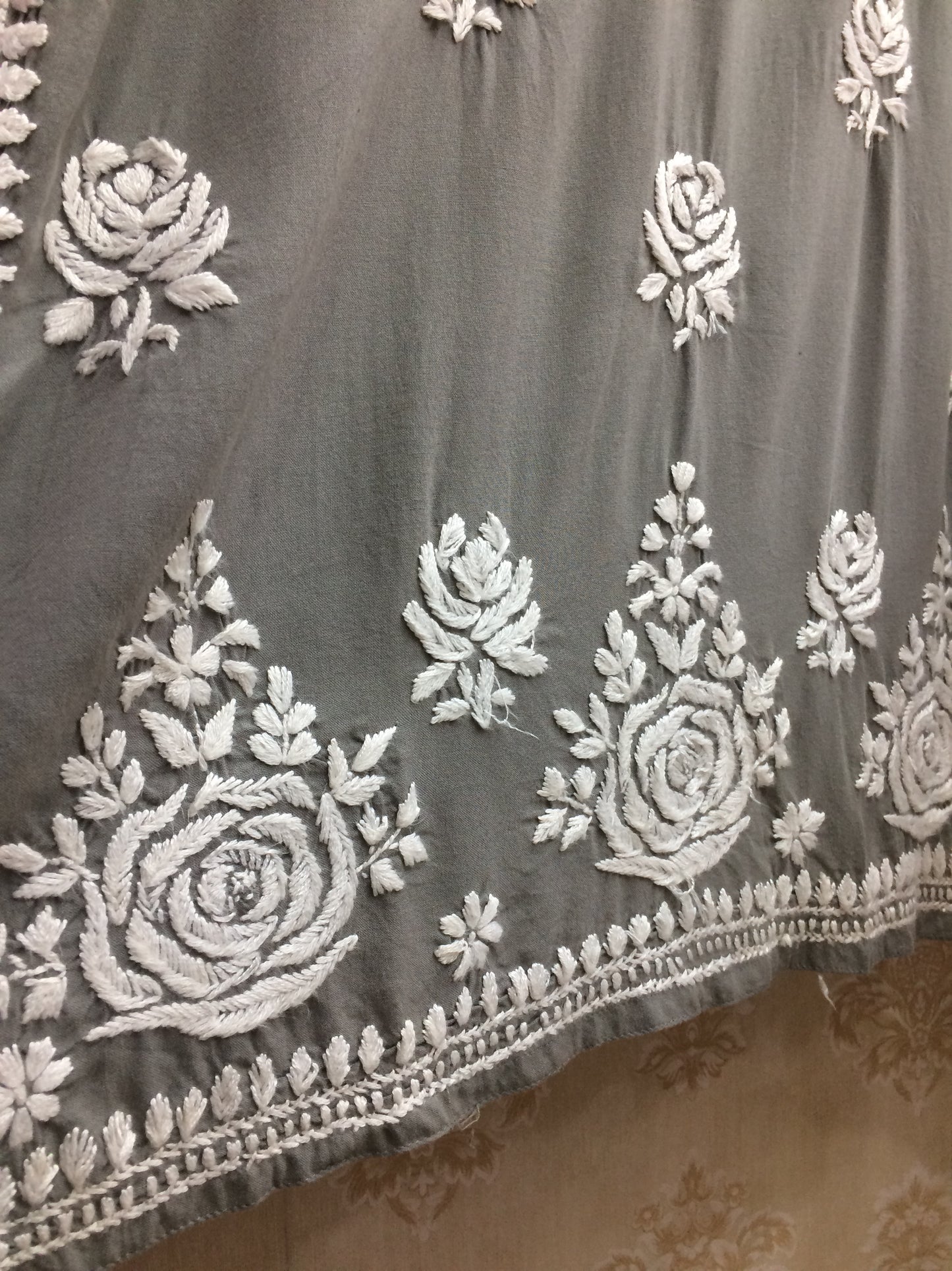 Lucknawi rayon gray
