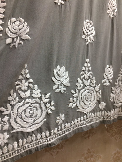 Lucknawi rayon gray