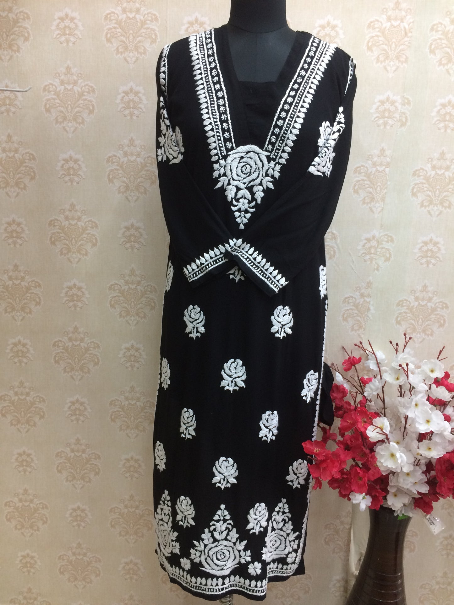 Lucknawi rayon black