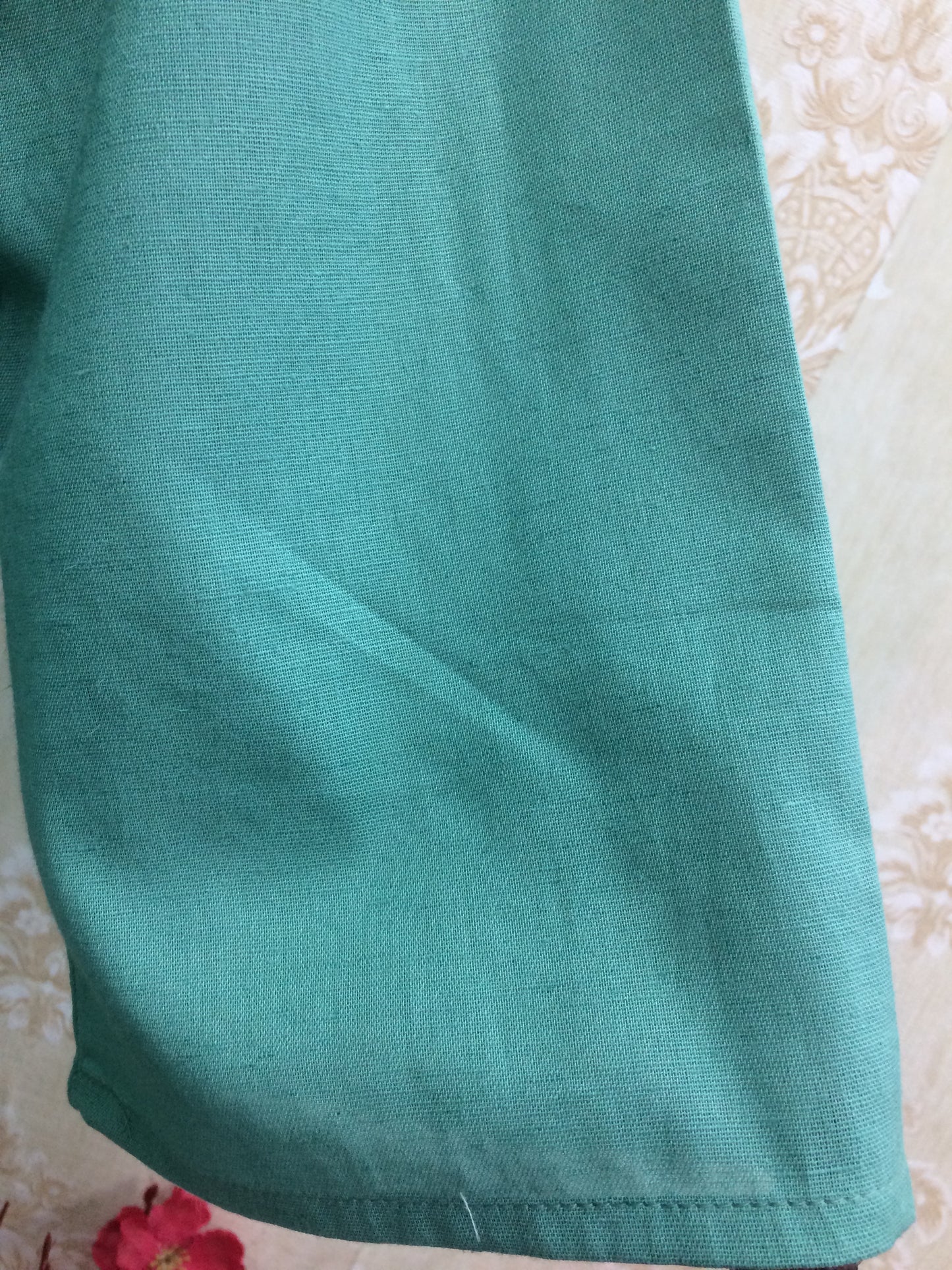 W-mint green short kurti