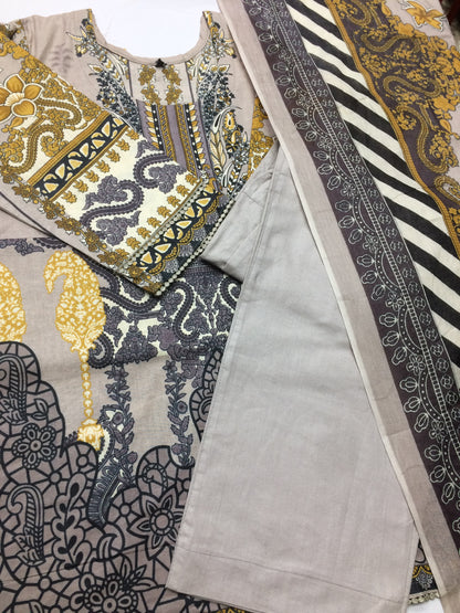 Pakistani dress beige color