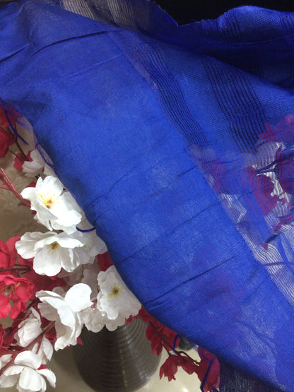 Royal Blue Textured Dupatta