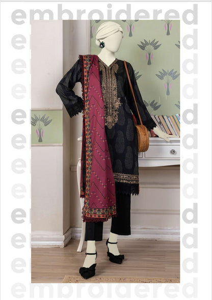 J. 3 pcs suit set red