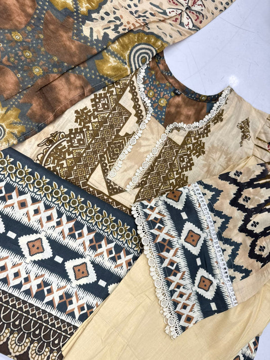 Pakistani dresses beige black