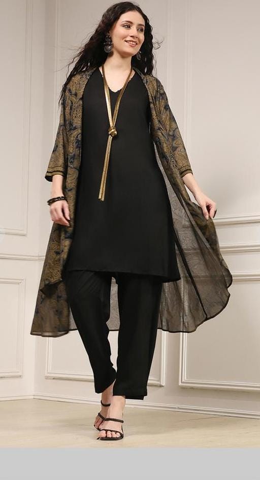 BIBA - black shrug set