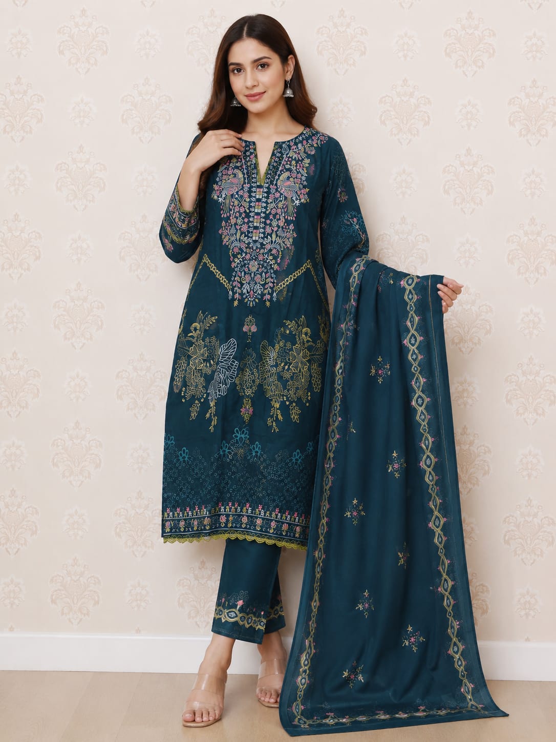 Parisa Pakistani Style 3-piece suit