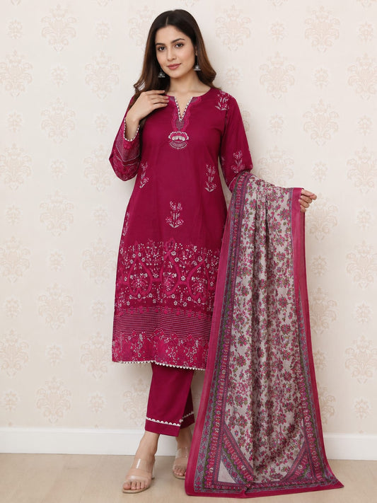 Rumaisha Pakistani style 3-Piece Suit