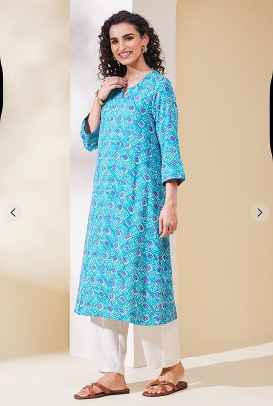 Vaani Blue Kurta
