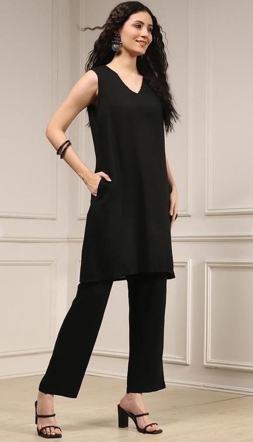 BIBA - black shrug set