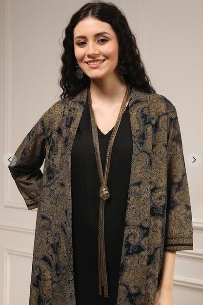 BIBA - black shrug set