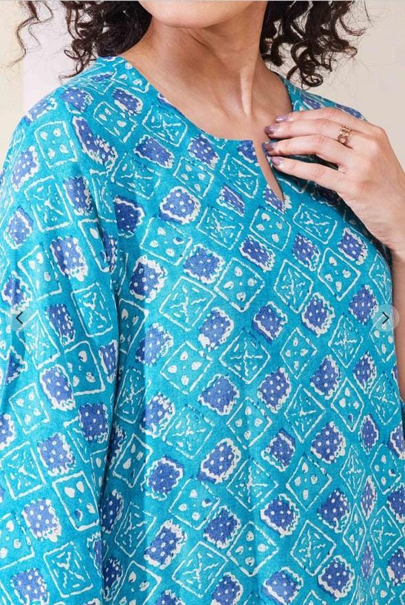 Vaani Blue Kurta