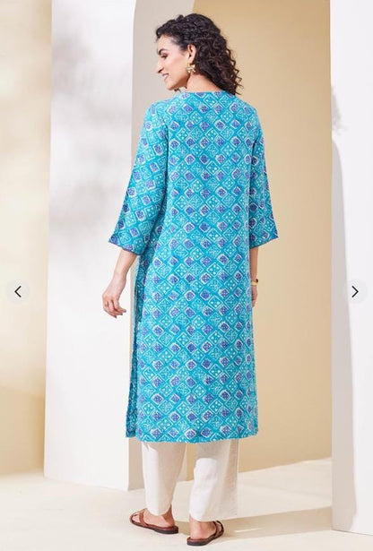 Vaani Blue Kurta