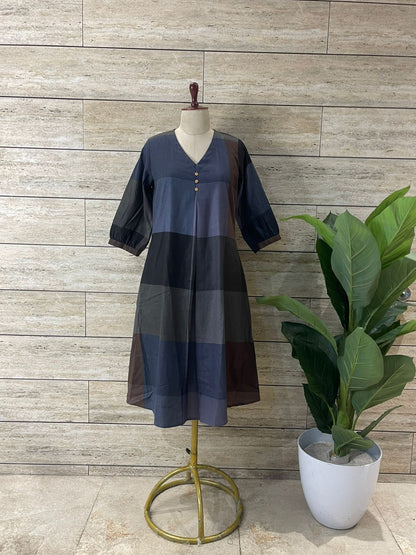 Cotton flex A-line single kurti