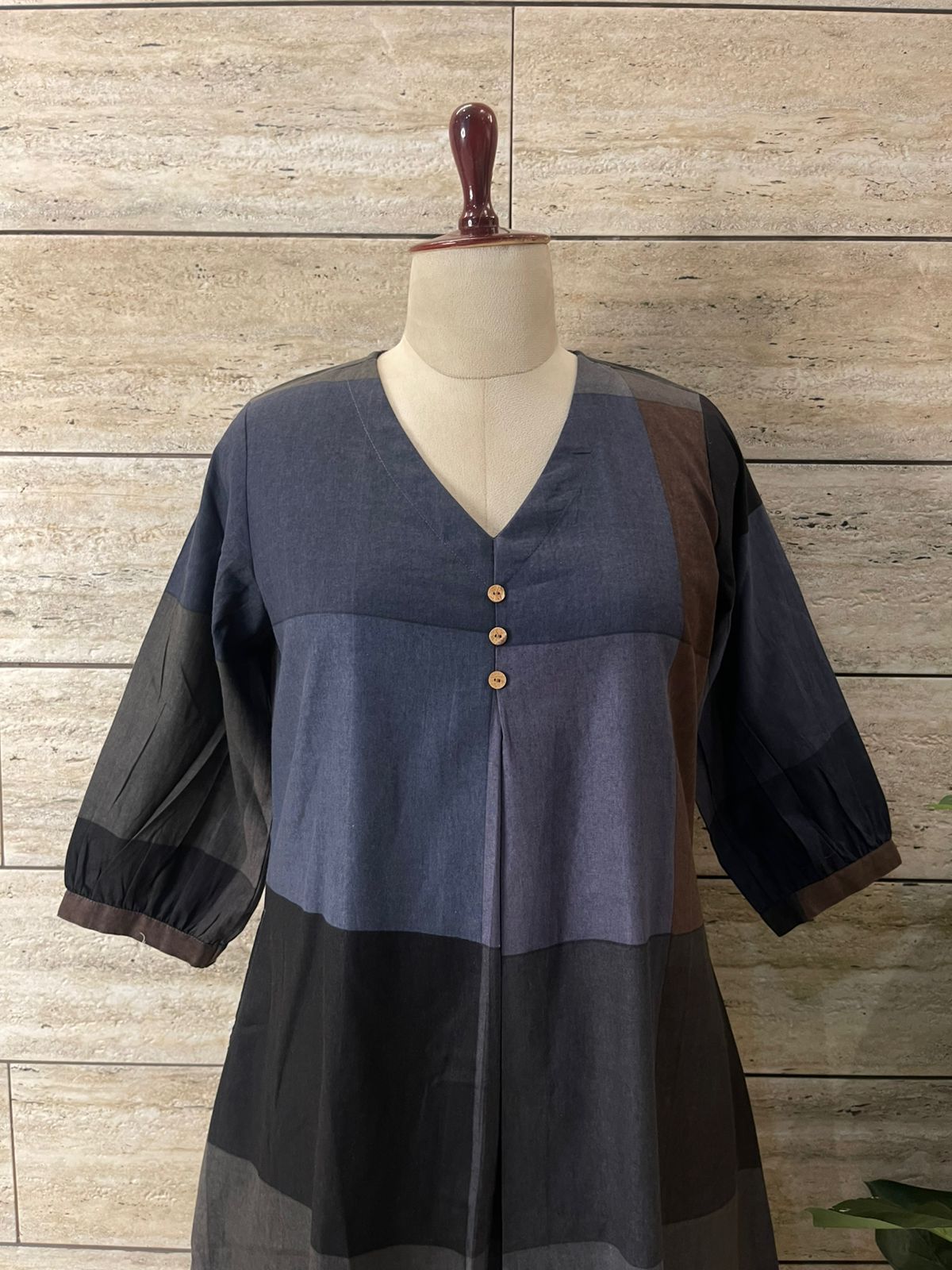 Cotton flex A-line single kurti