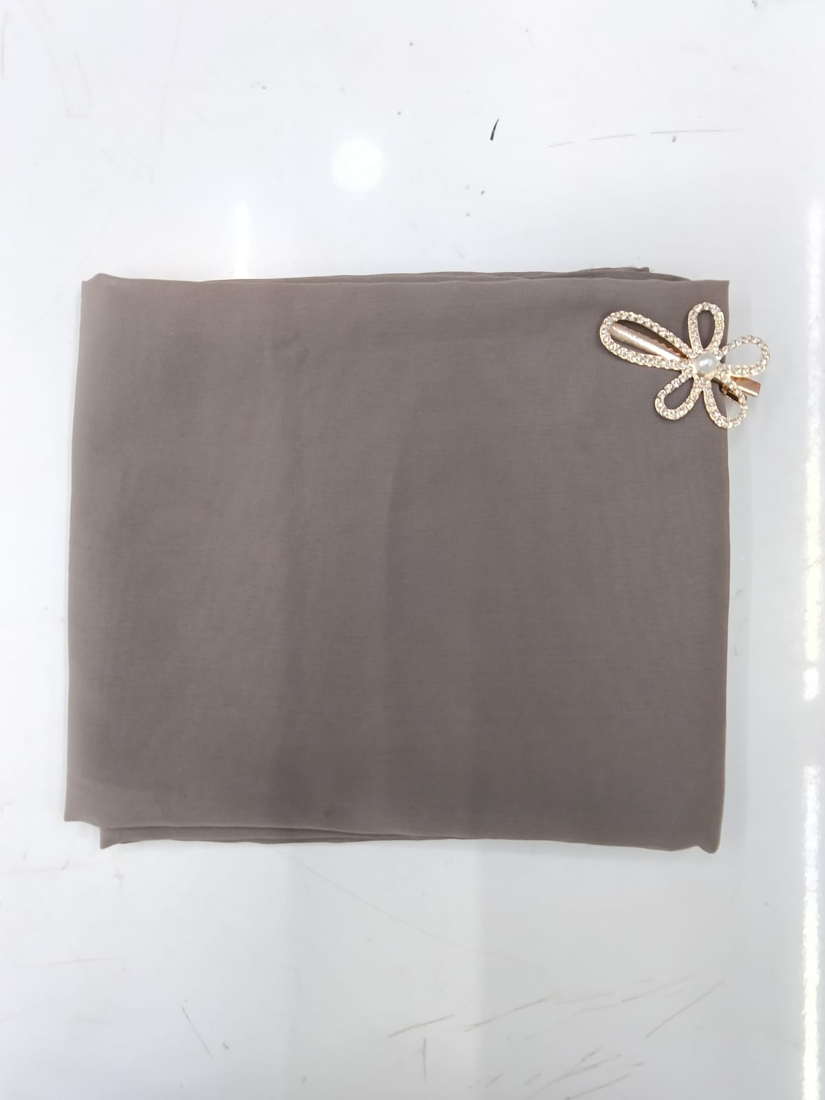 Premium Grey Chiffon Hijab