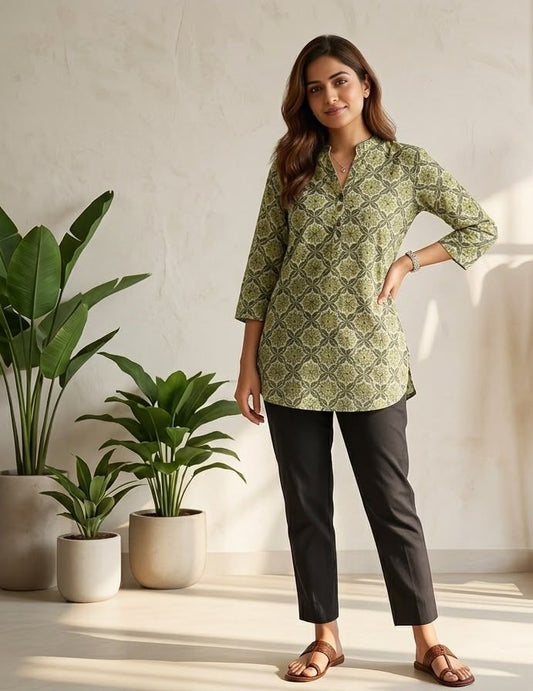 Jaipuri Short Single Kurti