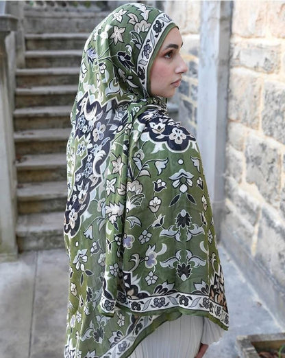 Madinah Inspired Floral Hijab