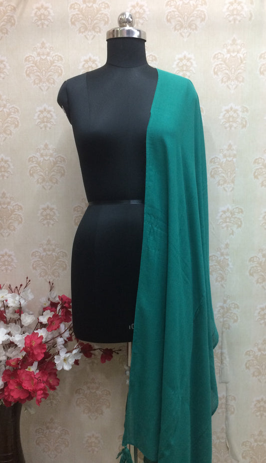 Modal Blend Dupatta in Peacock Green