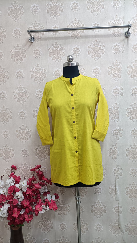 Zida Yellow Short tunic
