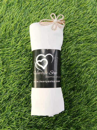 Premium White Chiffon Hijab