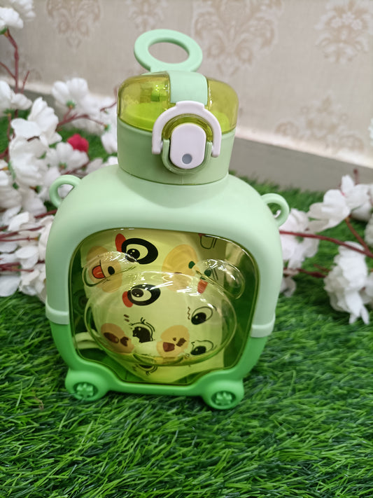 Adorable Frog Luggage-Style Water Bottle
