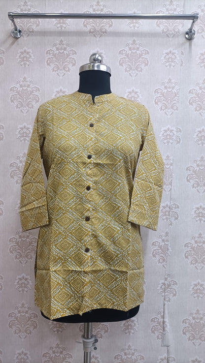 printed cotton kurti