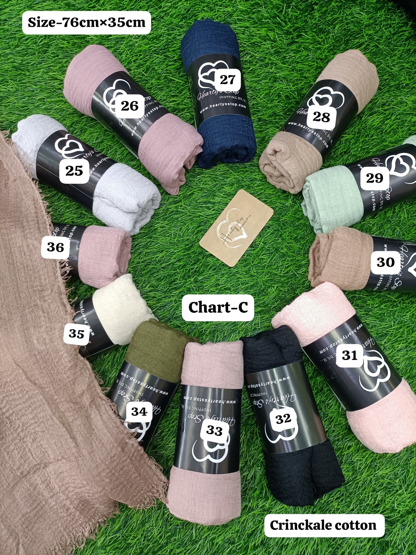 Crinckle cotton hijab