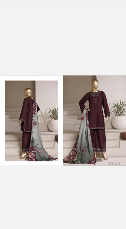 Sadabahar Eclair Embroidered 3 Piece Collection 2026