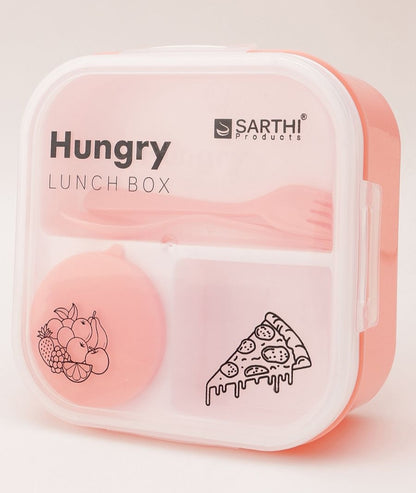 "Hungry" Multi-Compartment Bento Lunch Box