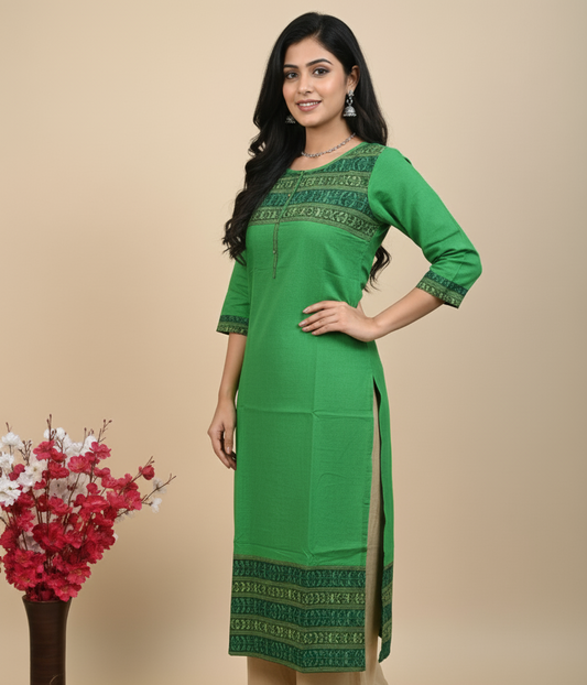 Aurelia forest green kurti