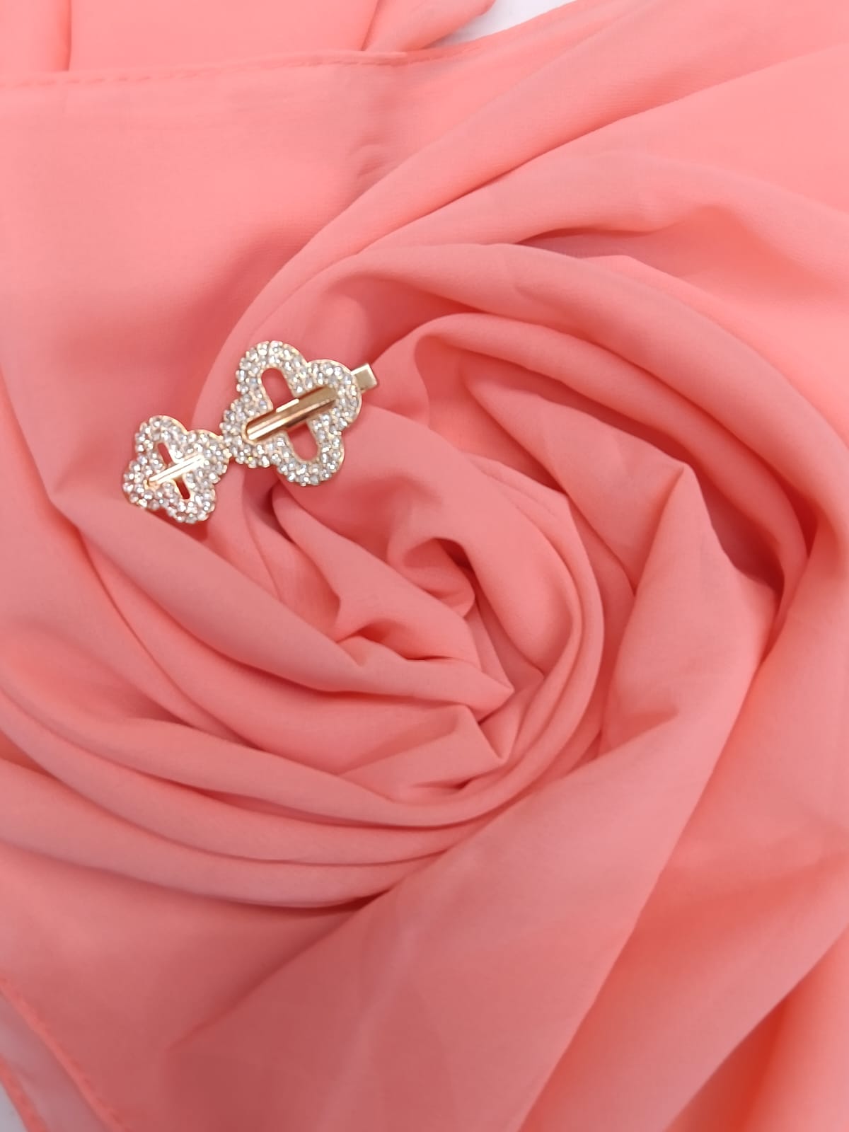 Premium Flamingo Pink Chiffon Hijab