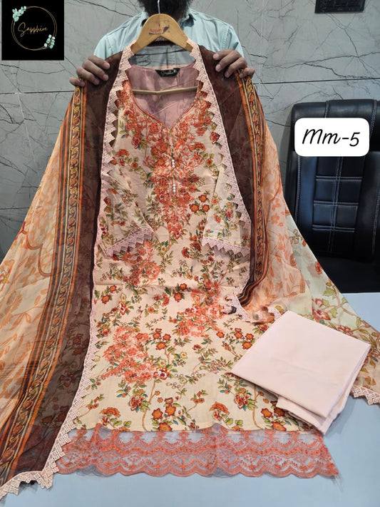 Sophiya Pakistani style floral suit