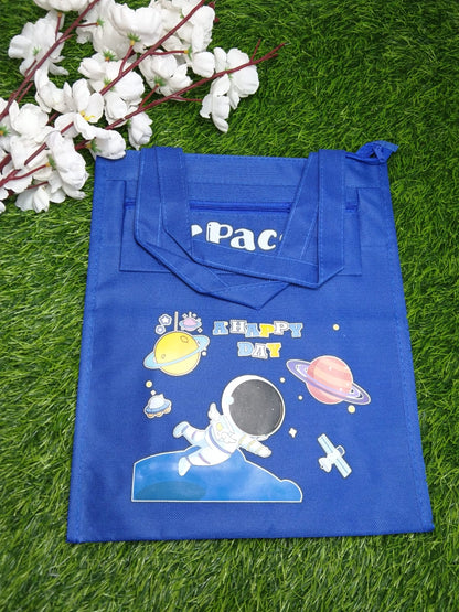 Kids' Multi-Purpose Canvas Tote Bags – Cute Character Library & Tuition Bags