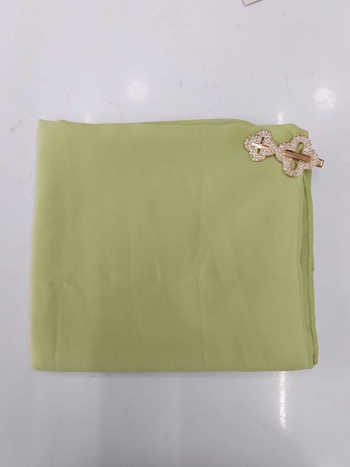 Premium Matcha Green Chiffon Hijab