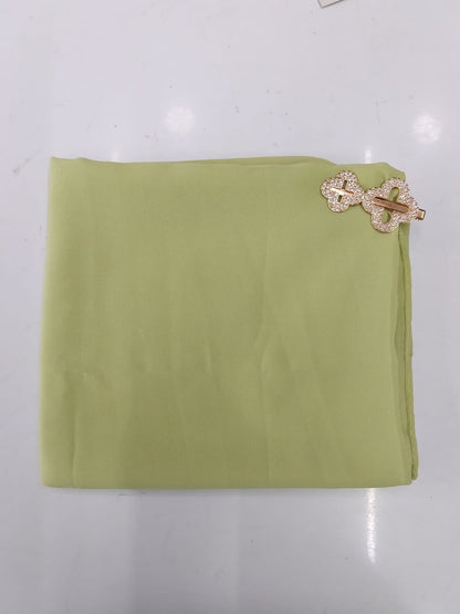 Premium Matcha Green Chiffon Hijab