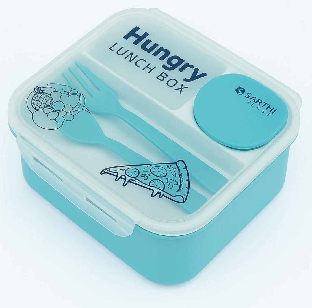 "Hungry" Multi-Compartment Bento Lunch Box