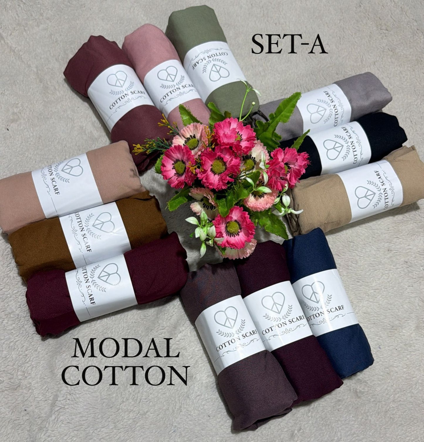 Model Cotton Hijab