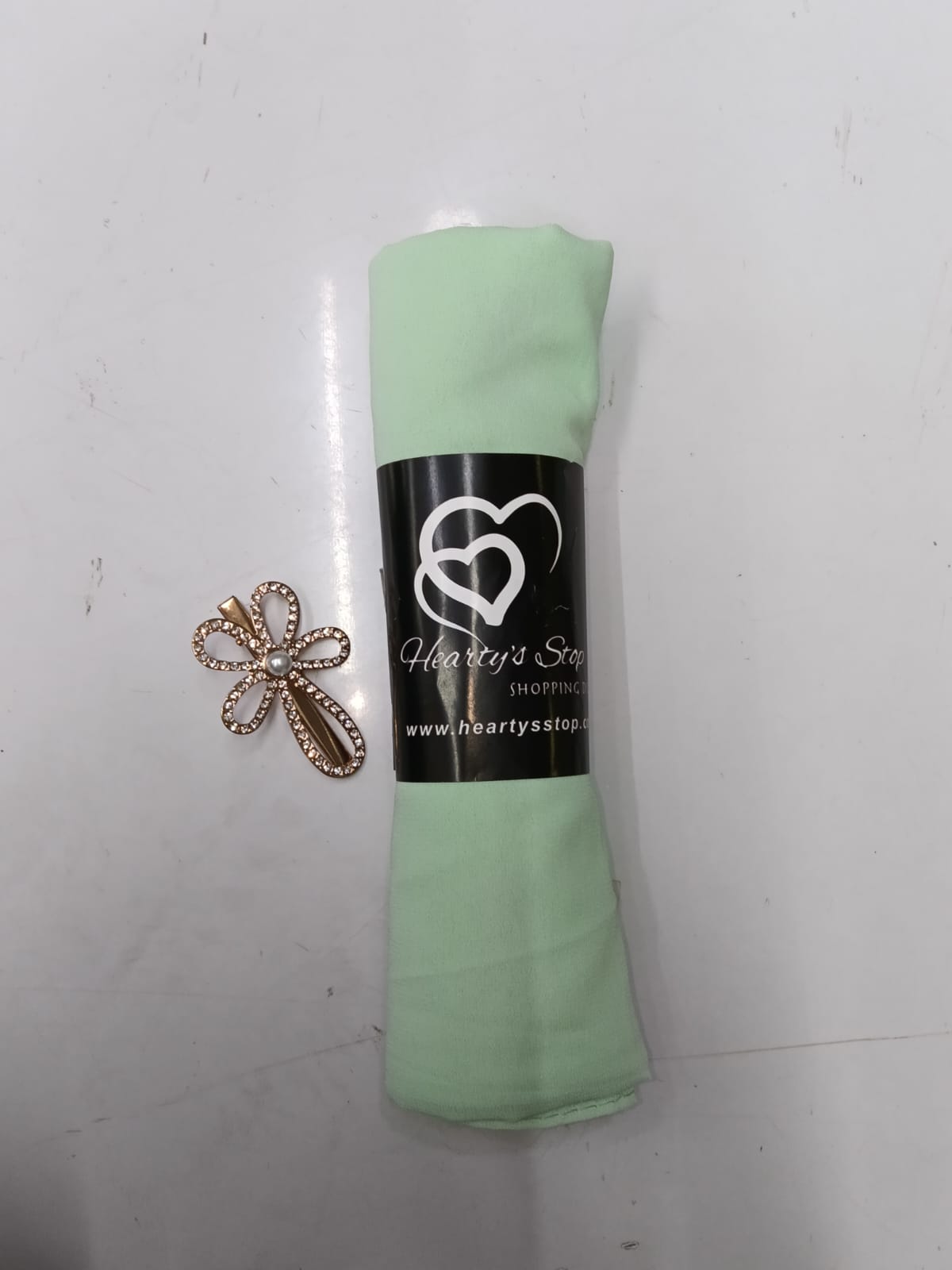 Premium Mint green Chiffon Hijab