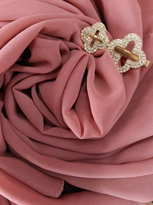 Premium Rose Pink Chiffon Hijab