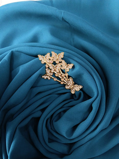 Premium chiffon Dark Turquoise Hijab