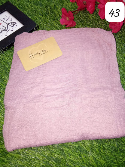 Crinckle cotton hijab